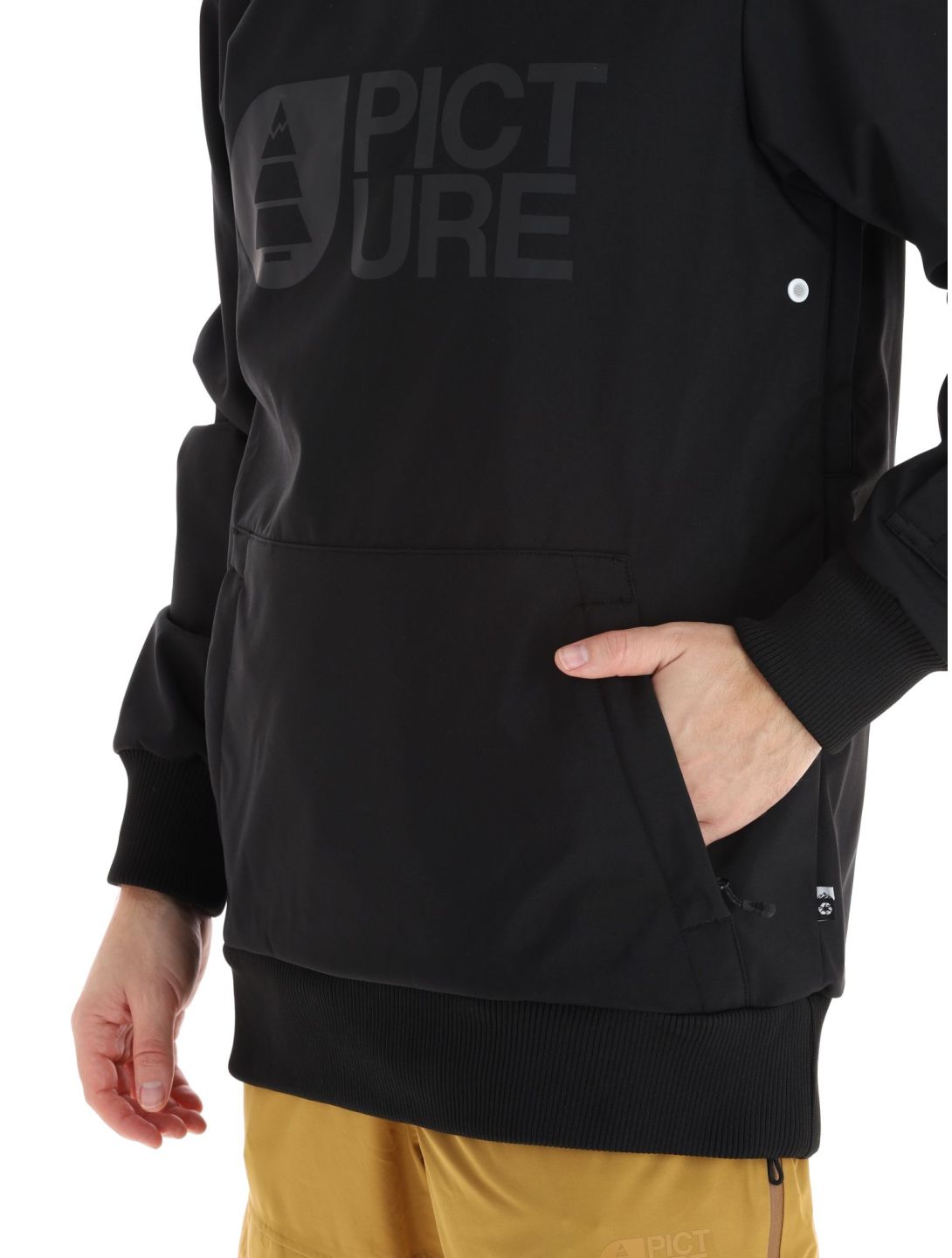 Picture, Parker softshell ski-jas heren Black zwart 