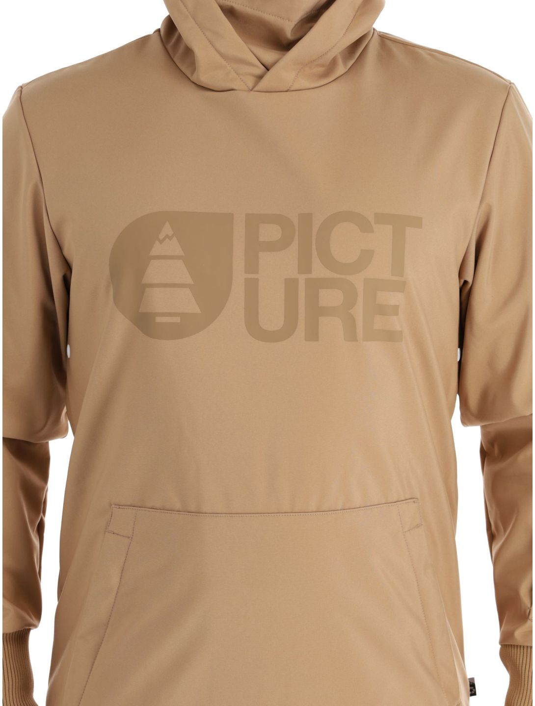 Picture, Parker softshell ski-jas heren Tannin beige 