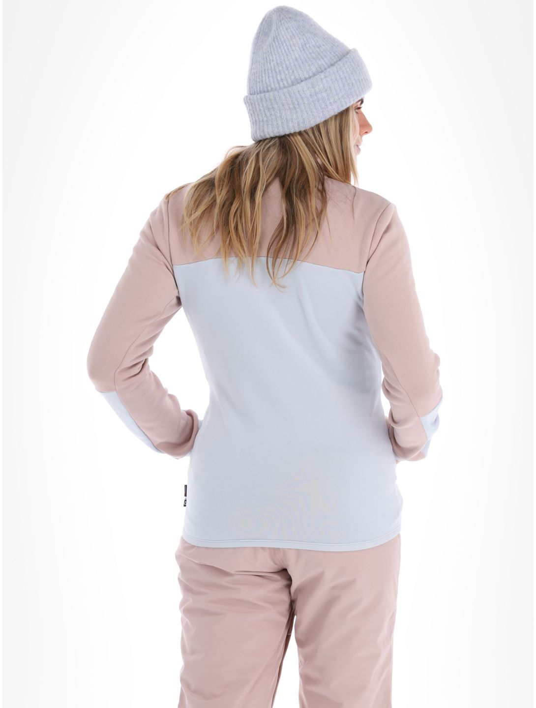 Picture, Rommana Fleece vest dames Ice Melt blauw, roze 