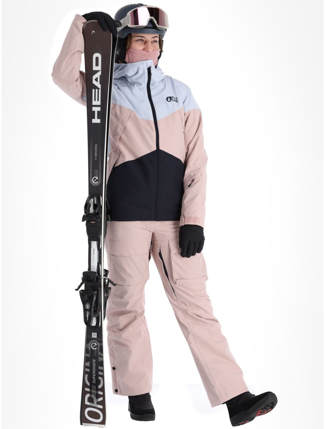 Picture, Seakrest ski-jas dames Dark Blue blauw, roze 