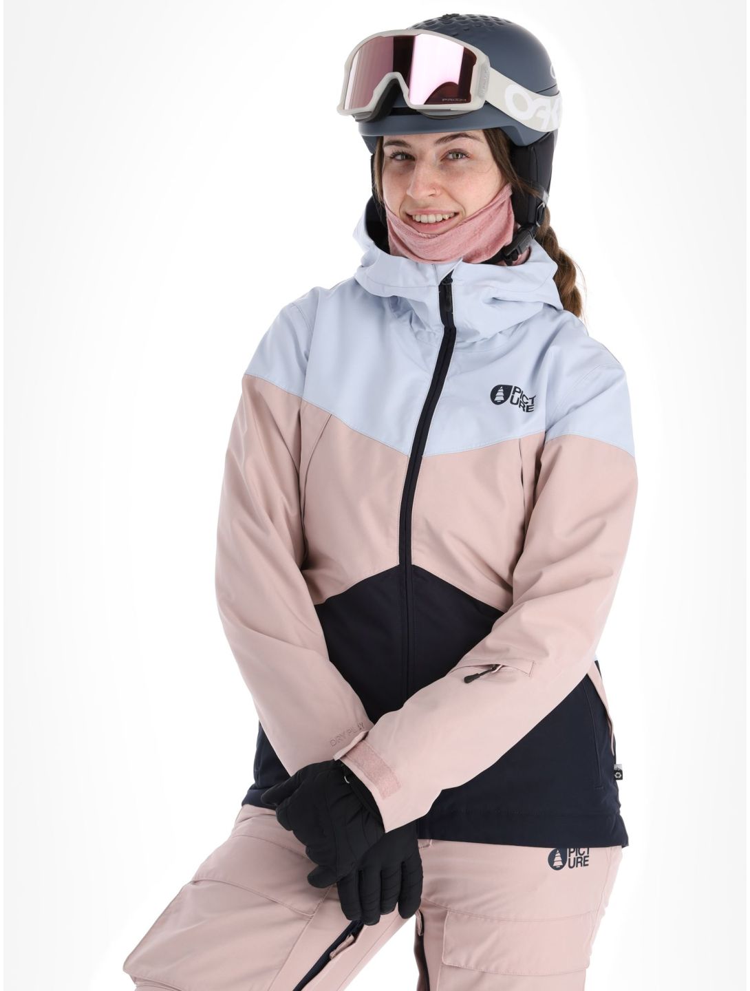 Picture, Seakrest ski-jas dames Dark Blue blauw, roze 