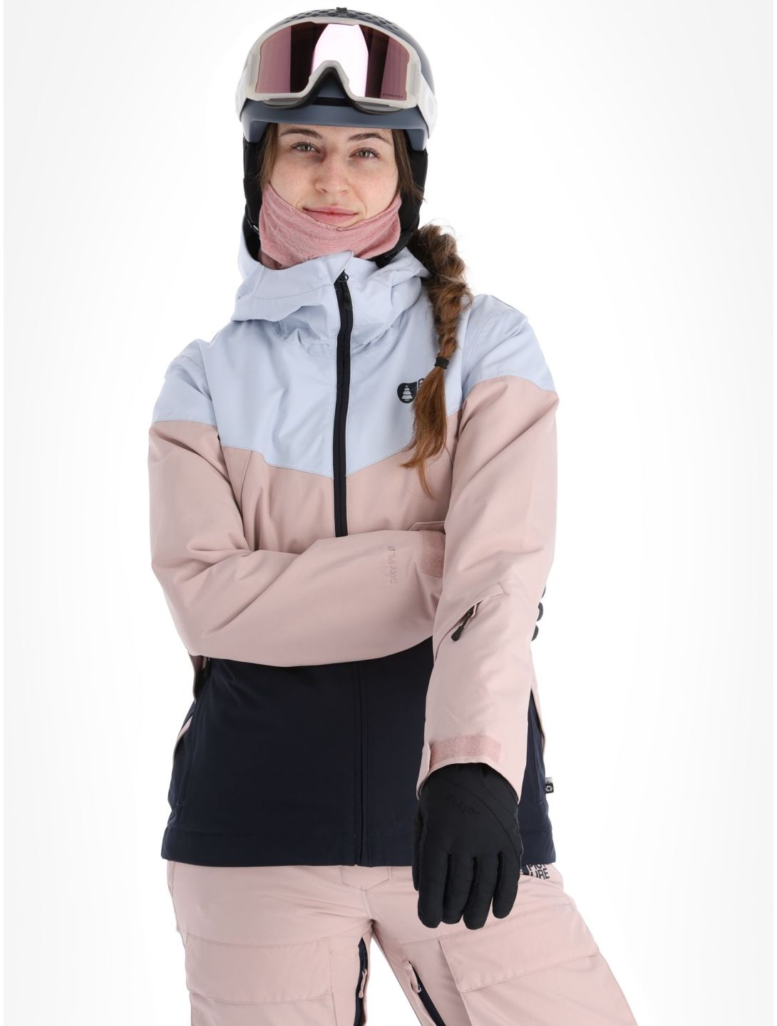 Picture, Seakrest ski-jas dames Dark Blue blauw, roze 