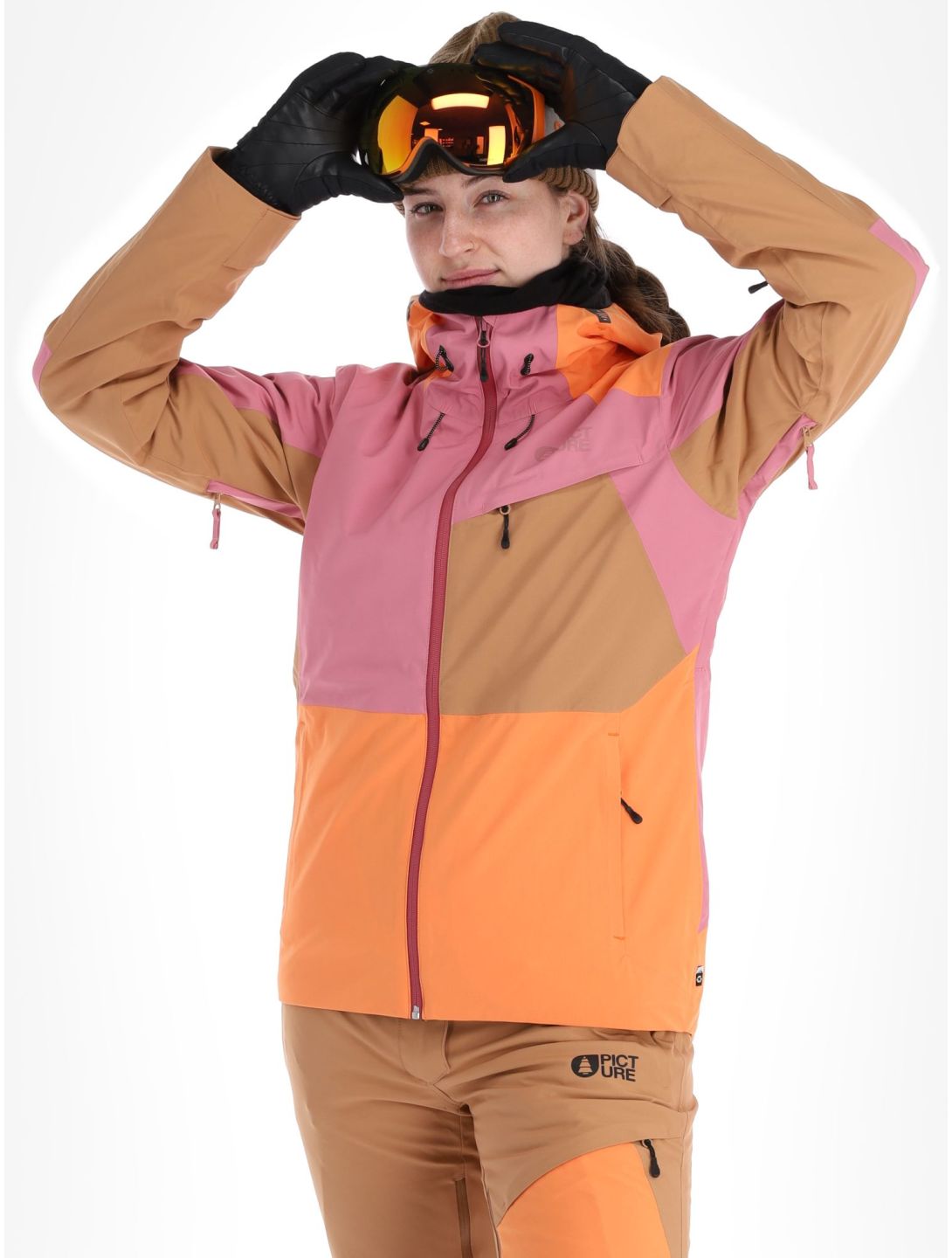 Picture, Seen ski-jas dames Cashmere Rose beige, oranje, roze 