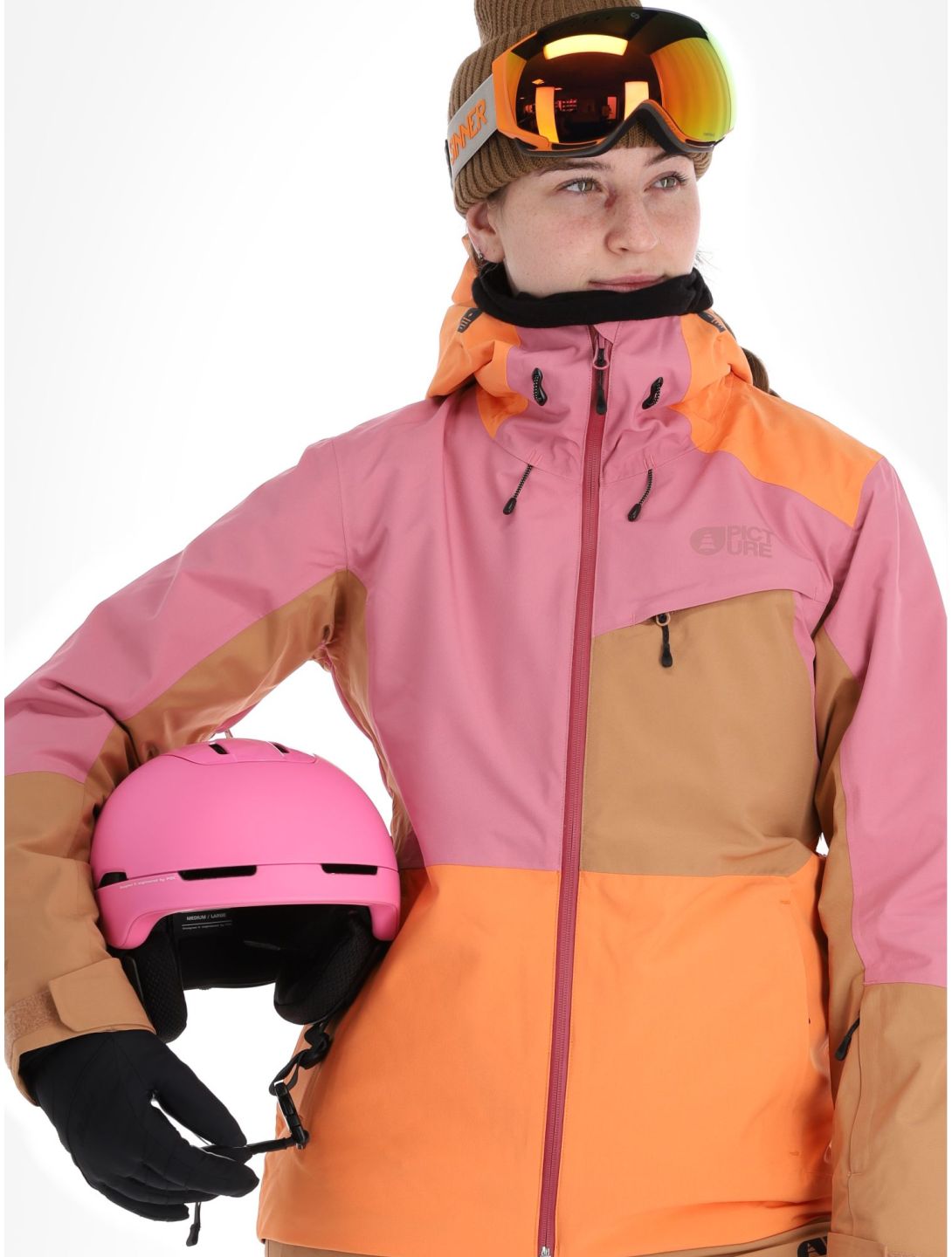 Picture, Seen ski-jas dames Cashmere Rose beige, oranje, roze 