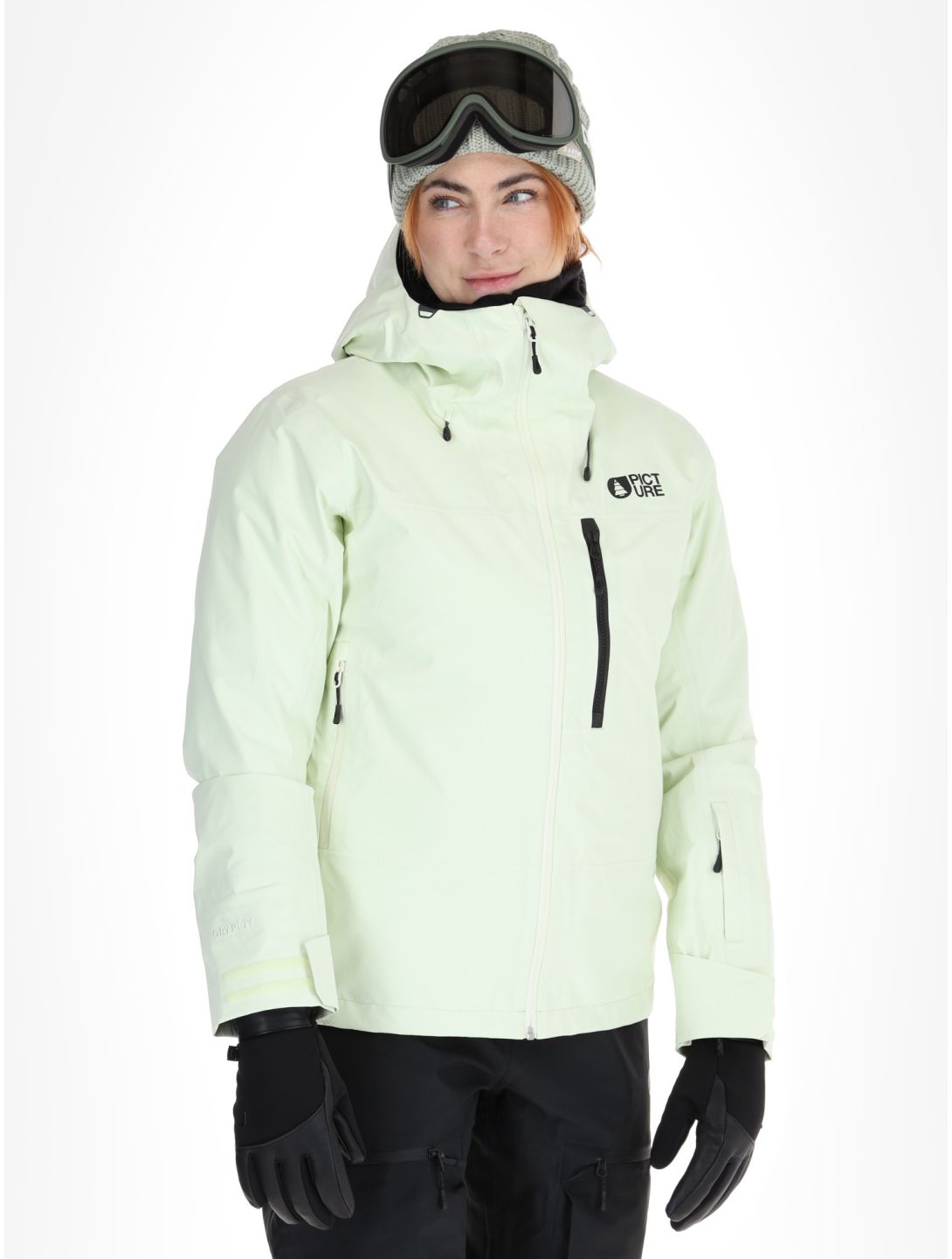 Picture, Sylva 3L AB Hardshell jas dames Lime Cream Groen 