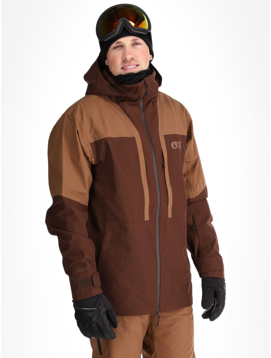 Picture, Track ski-jas heren Chicory Coffee Cocoa beige 