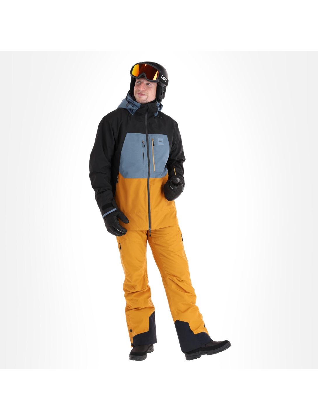 Picture, Track Jkt ski-jas heren camel bruin 