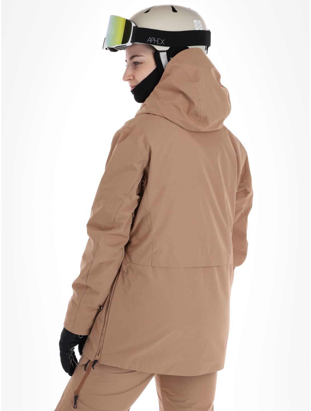 Picture, U64 winter anorak dames Mocha bruin 