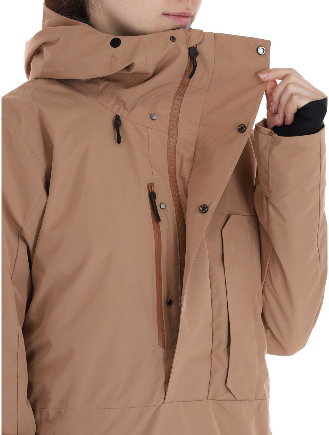 Picture, U64 winter anorak dames Mocha bruin 