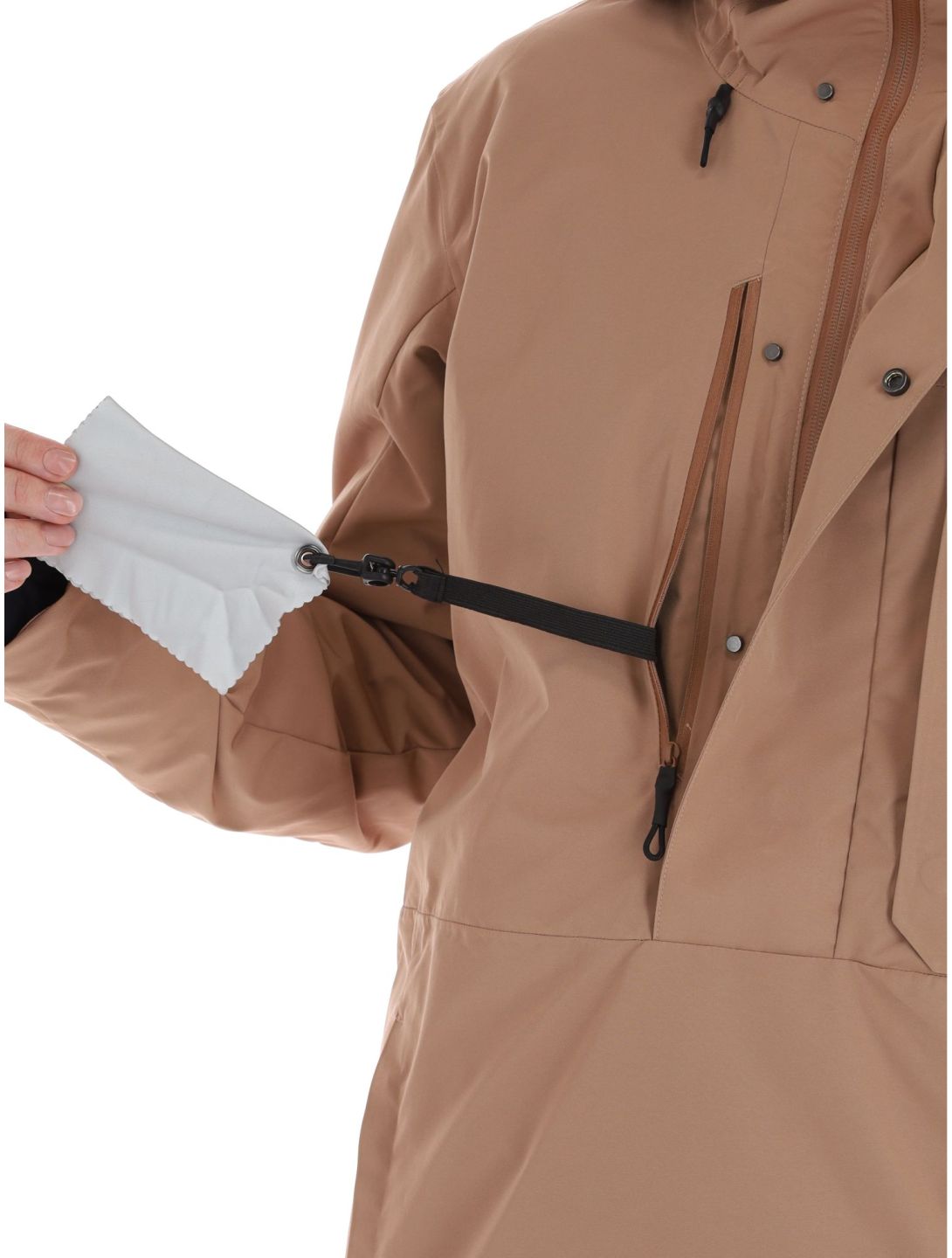 Picture, U64 winter anorak dames Mocha bruin 