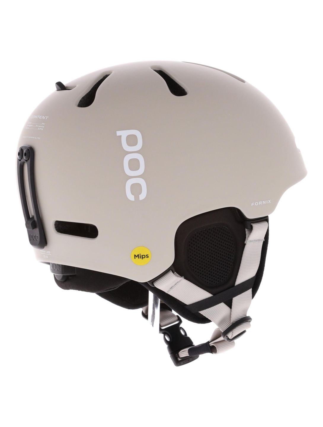 POC, Fornix MIPS POW JJ skihelm unisex Mineral Grey Matt grijs 