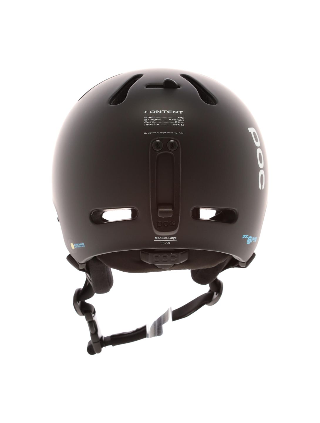 POC, Fornix Spin helm unisex uranium Zwart