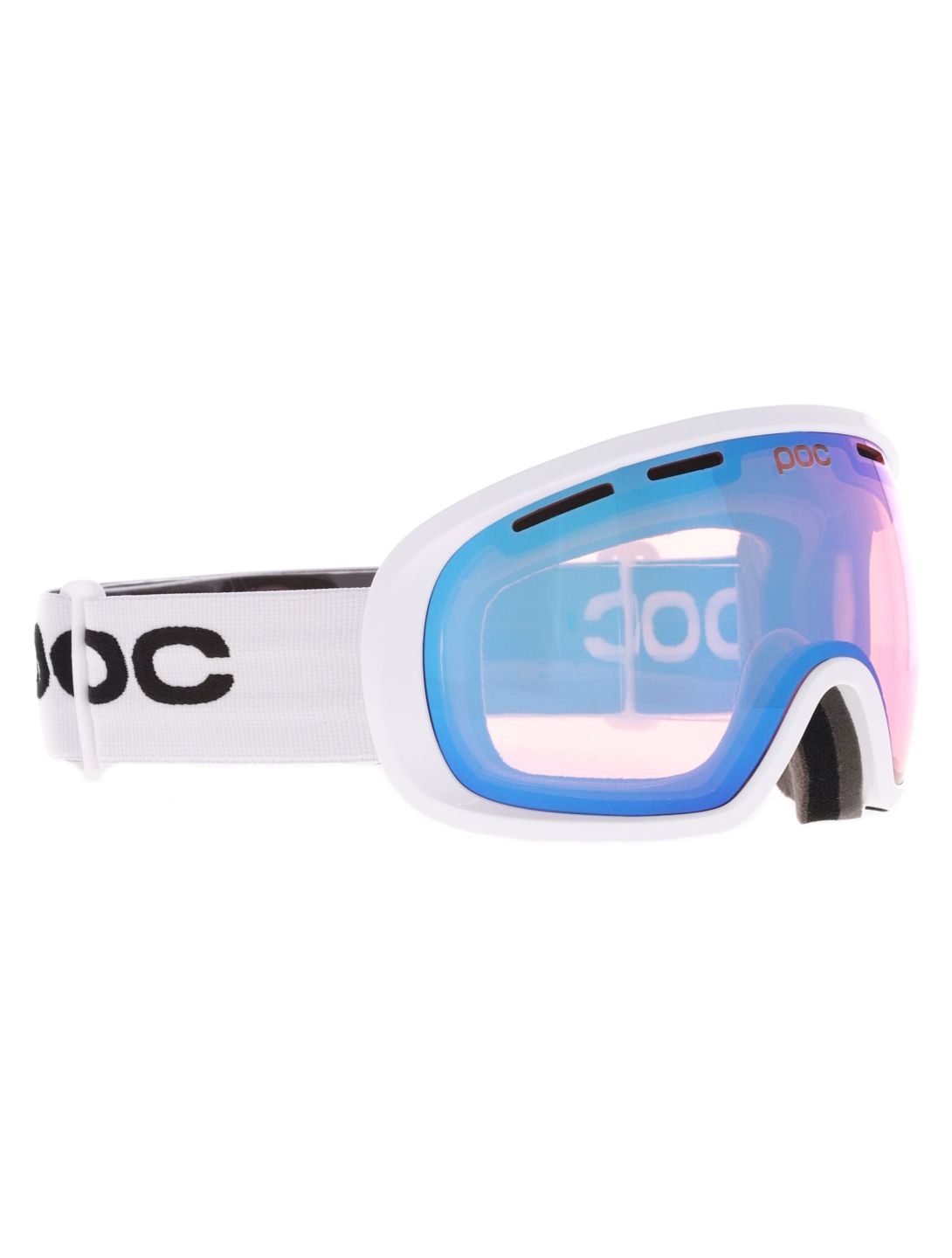 POC, Fovea Photochromic PA Goggles unisex Hydrogen White / Photochromic / Light Pink-Sky Blue Blauw, Roze, Wit 