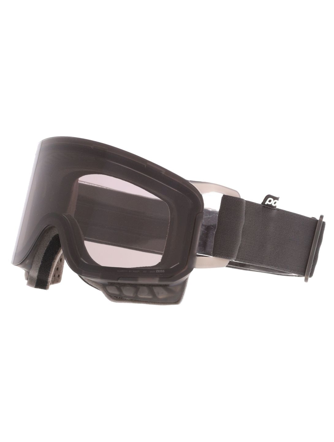 POC, Nexal PA Goggles unisex Raw Black / Partly Sunny Grey Grijs, Zwart 