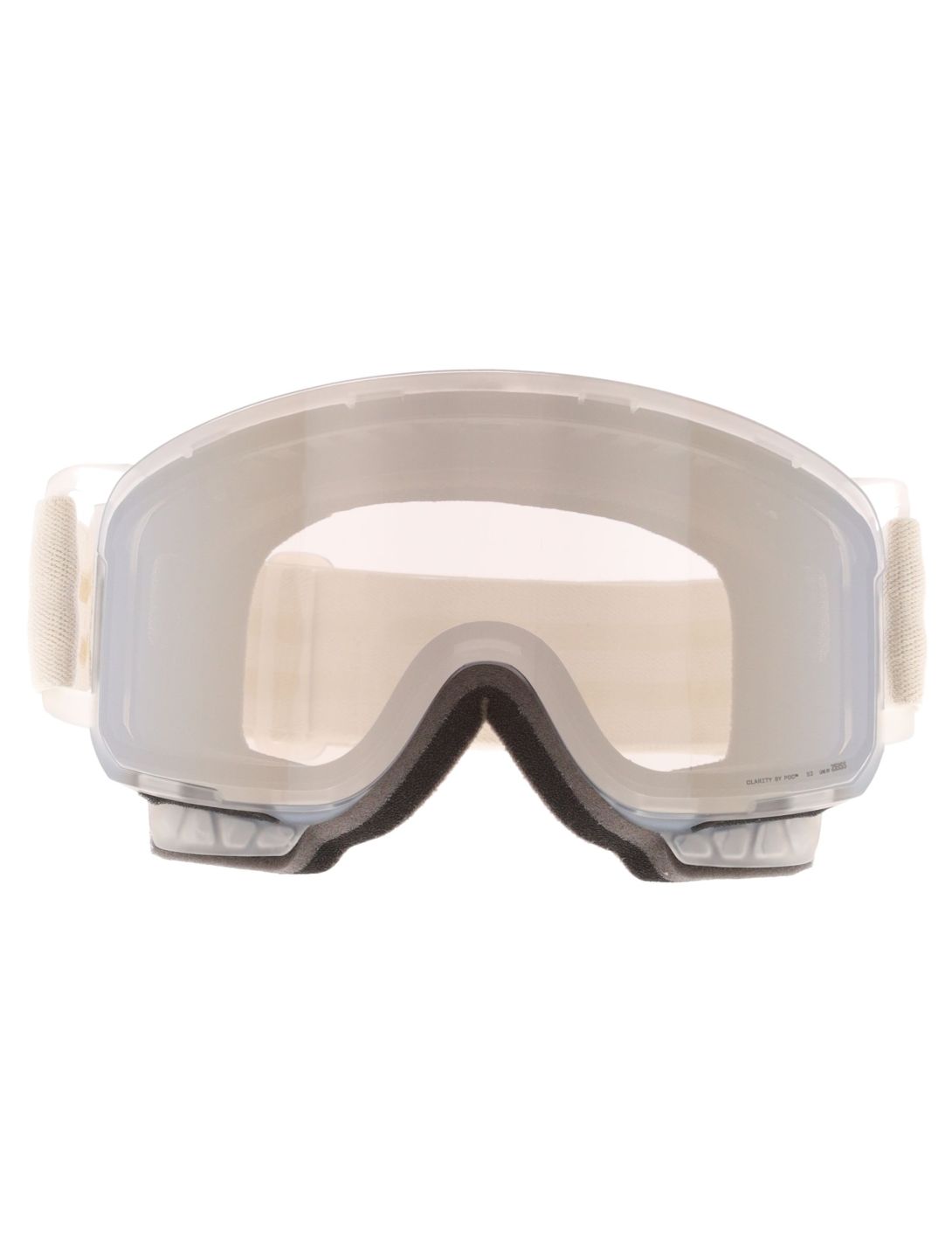 POC, Nexal PA Goggles unisex Raw White / Partly Sunny Ivory Beige, Wit 