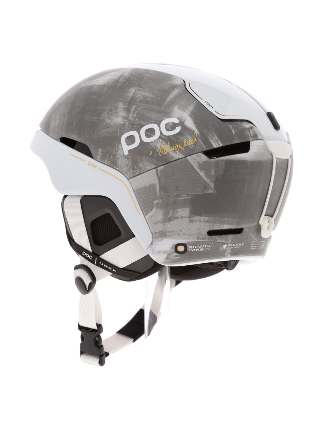 POC, Obex BC MIPS Hedvig Wessel Ed. skihelm unisex Stetind Grey grijs, wit 