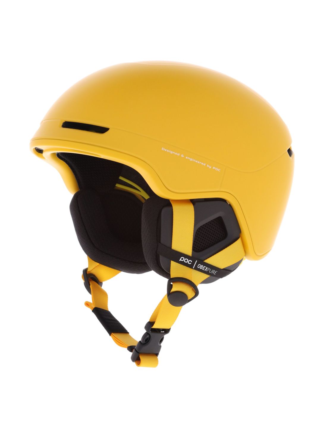 POC, Obex Pure skihelm unisex Sulphite Yellow Matt geel 