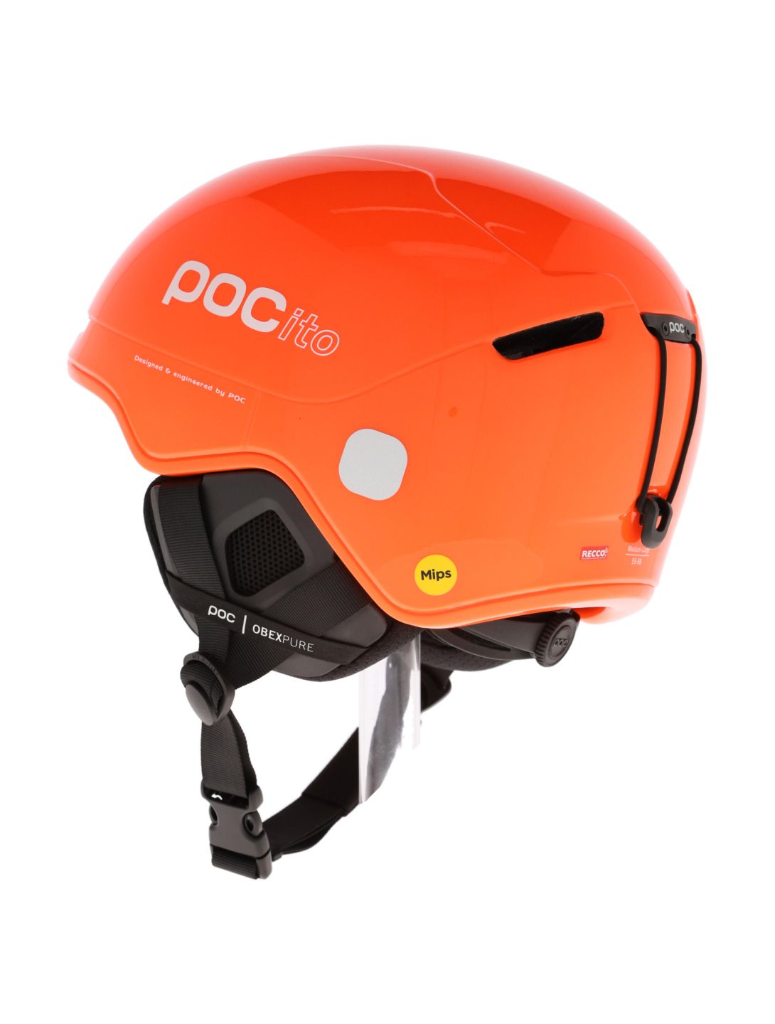 POC, POCito Obex MIPS skihelm kinderen Fluorescent Orange oranje 