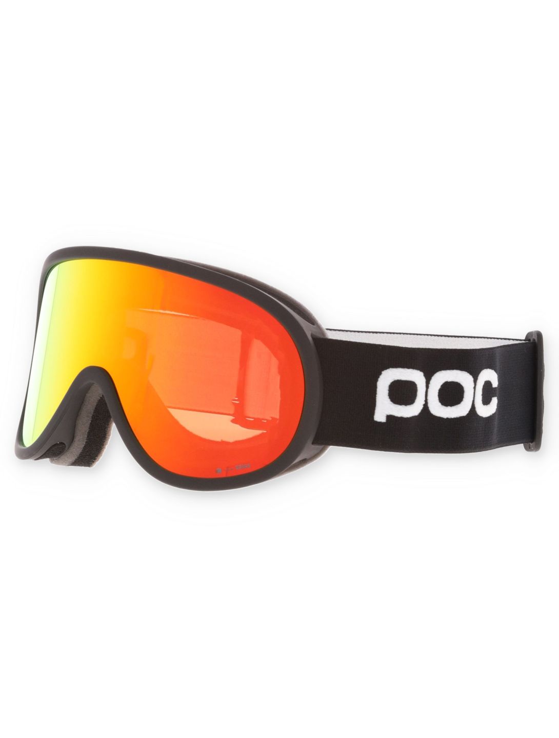 POC, Retina Mid skibril unisex Uranium Black / Partly Sunny Orange oranje, zwart 