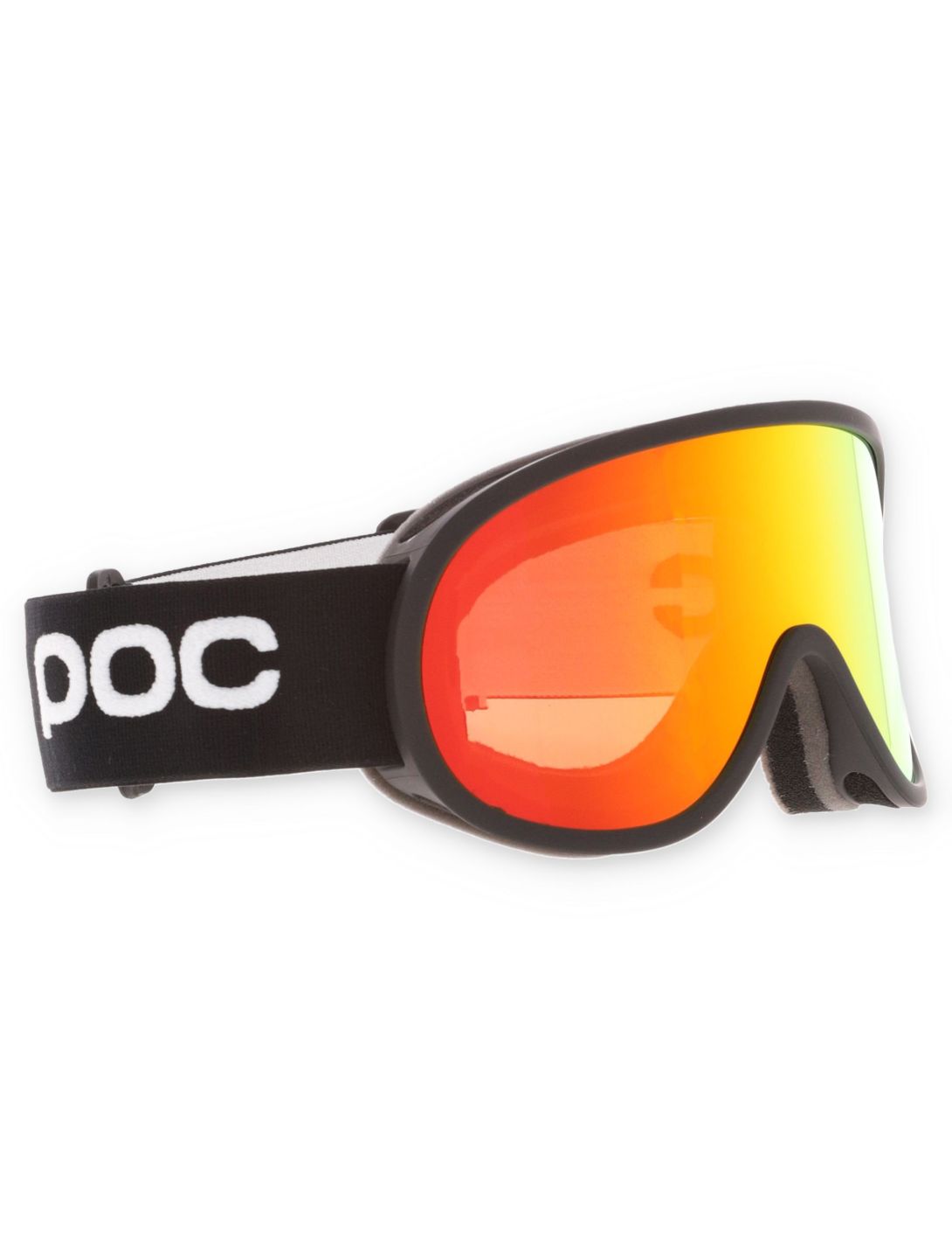 POC, Retina Mid skibril unisex Uranium Black / Partly Sunny Orange oranje, zwart 