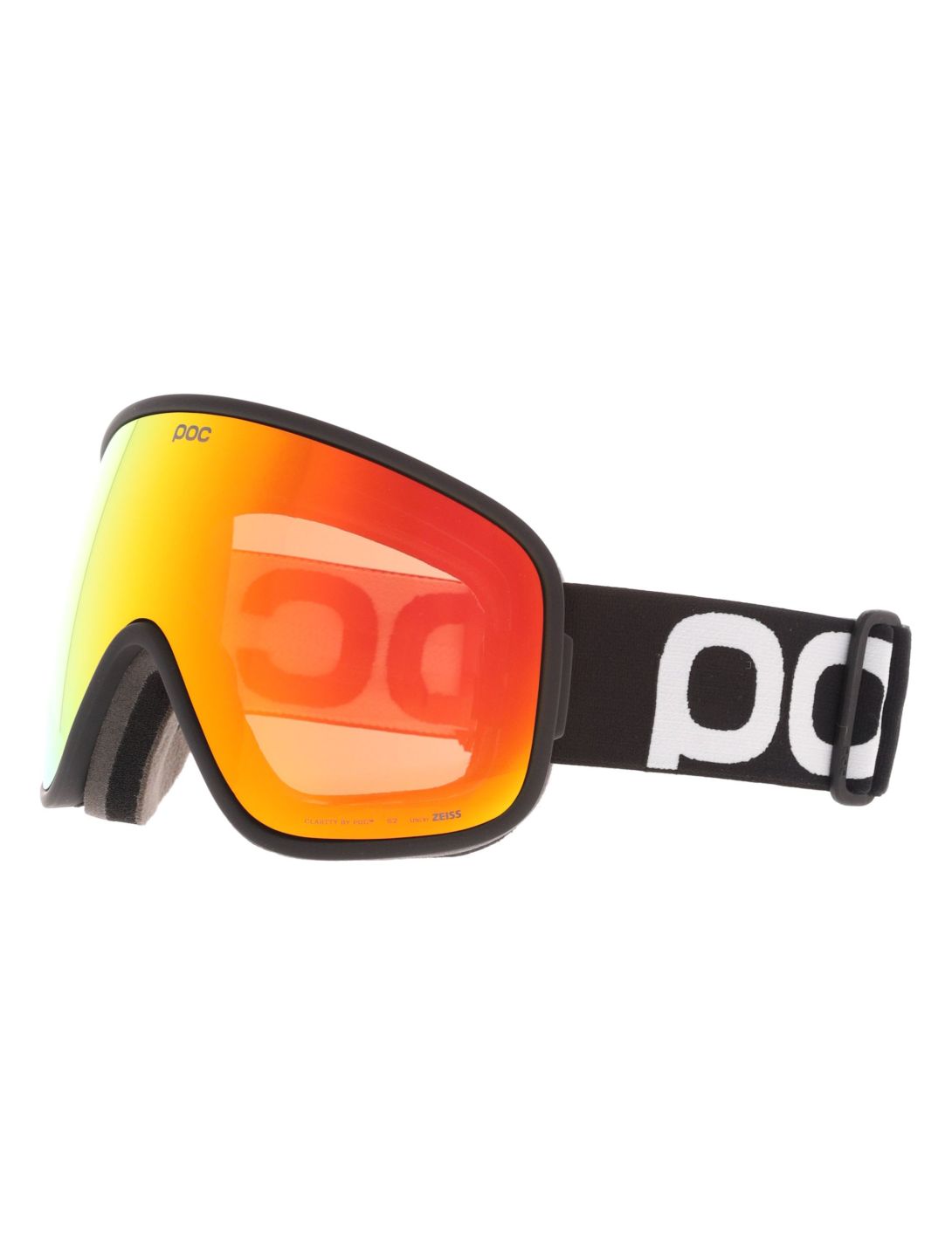 POC, Vitrea PA Goggles unisex Uranium Black / Partly Sunny Orange Oranje, Zwart 