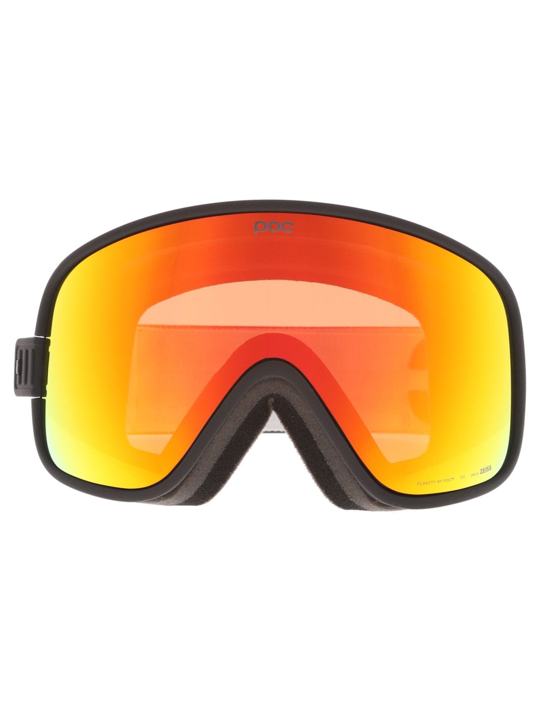 POC, Vitrea PA Goggles unisex Uranium Black / Partly Sunny Orange Oranje, Zwart 