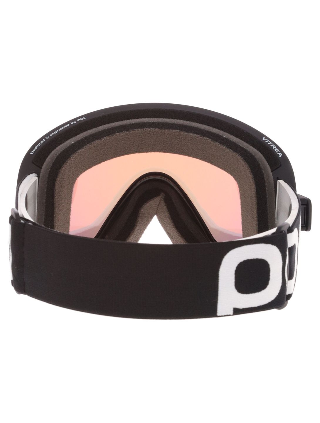 POC, Vitrea PA Goggles unisex Uranium Black / Partly Sunny Orange Oranje, Zwart 