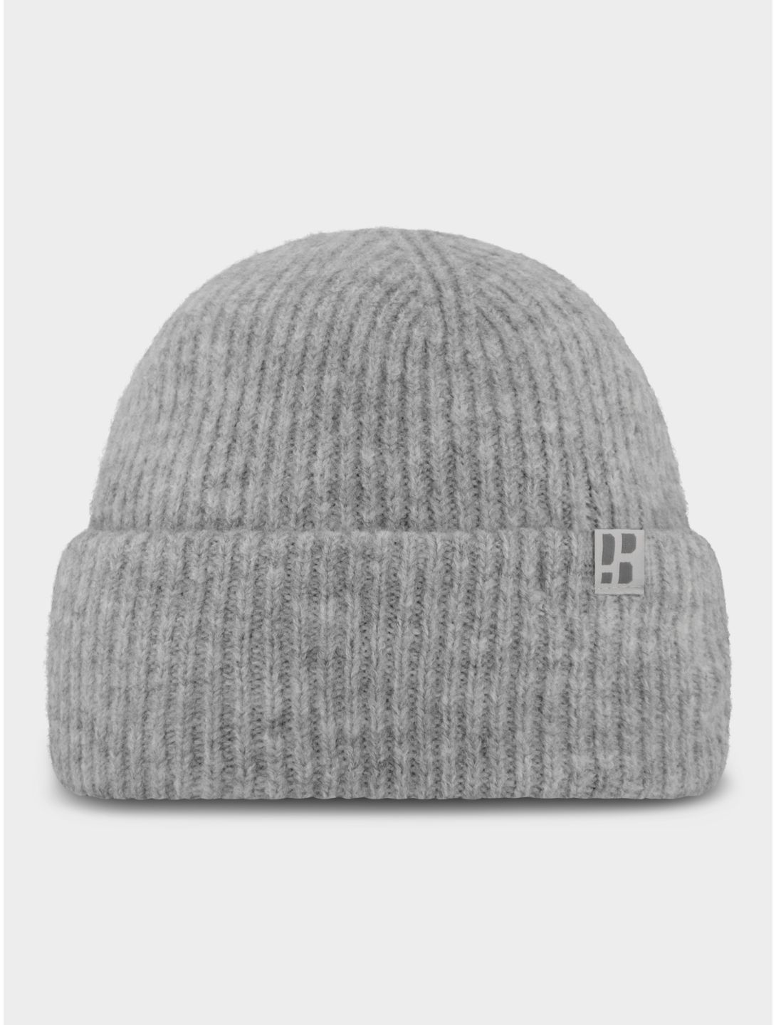 Poederbaas, Artic Beanie muts unisex Lightgrey grijs 