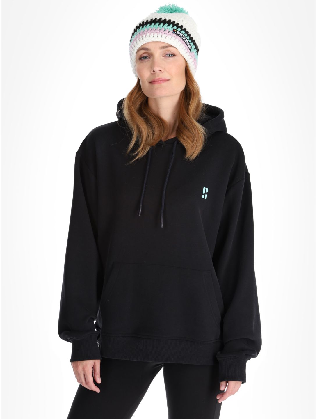 Poederbaas, Arty Hoody trui dames Black zwart 