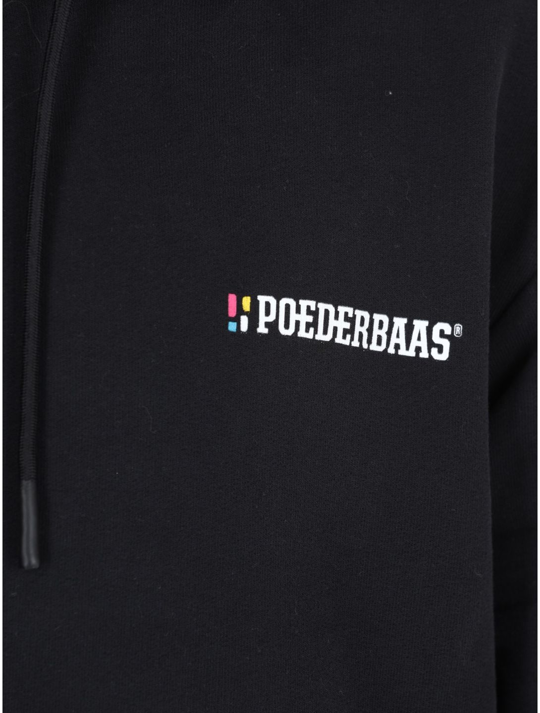 Poederbaas, Arty Hoody trui heren Black zwart 