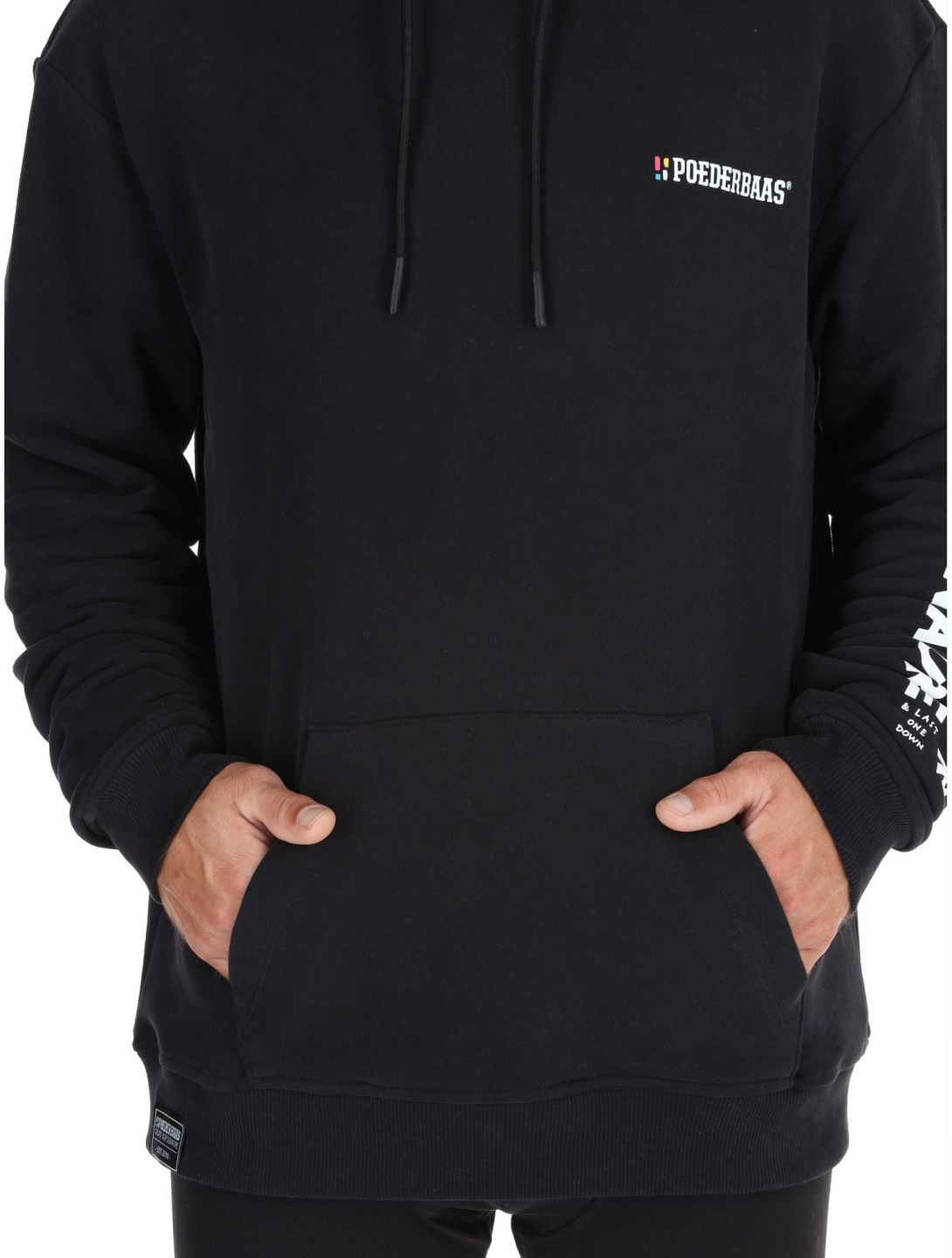 Poederbaas, Arty Hoody trui heren Black zwart 