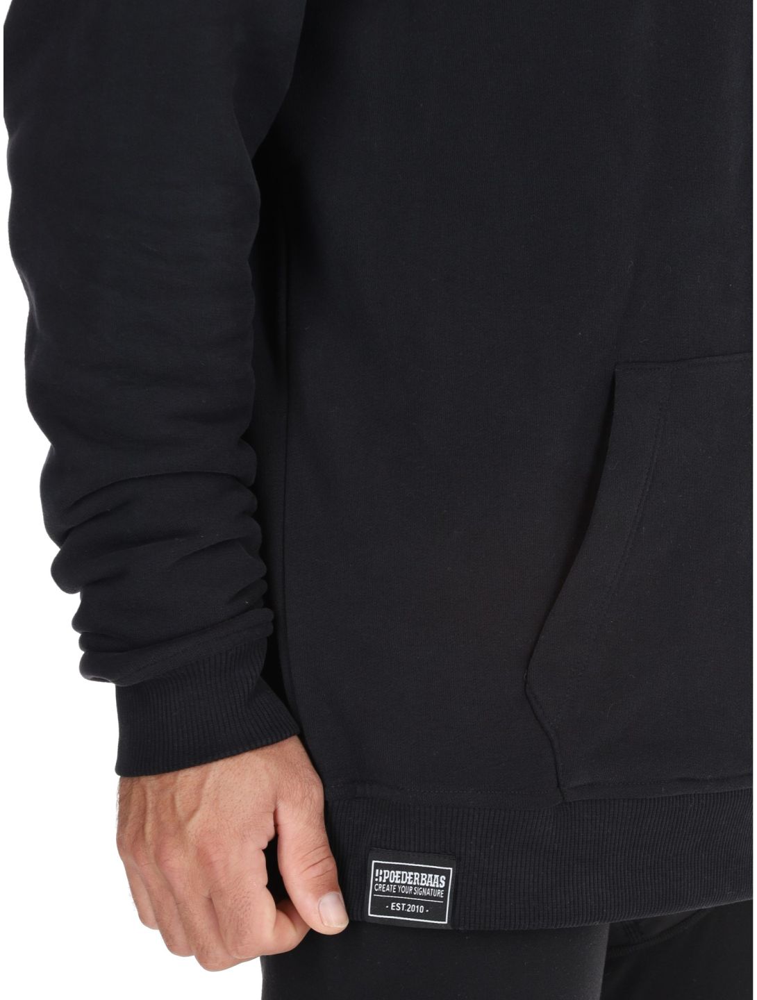 Poederbaas, Arty Hoody trui heren Black zwart 