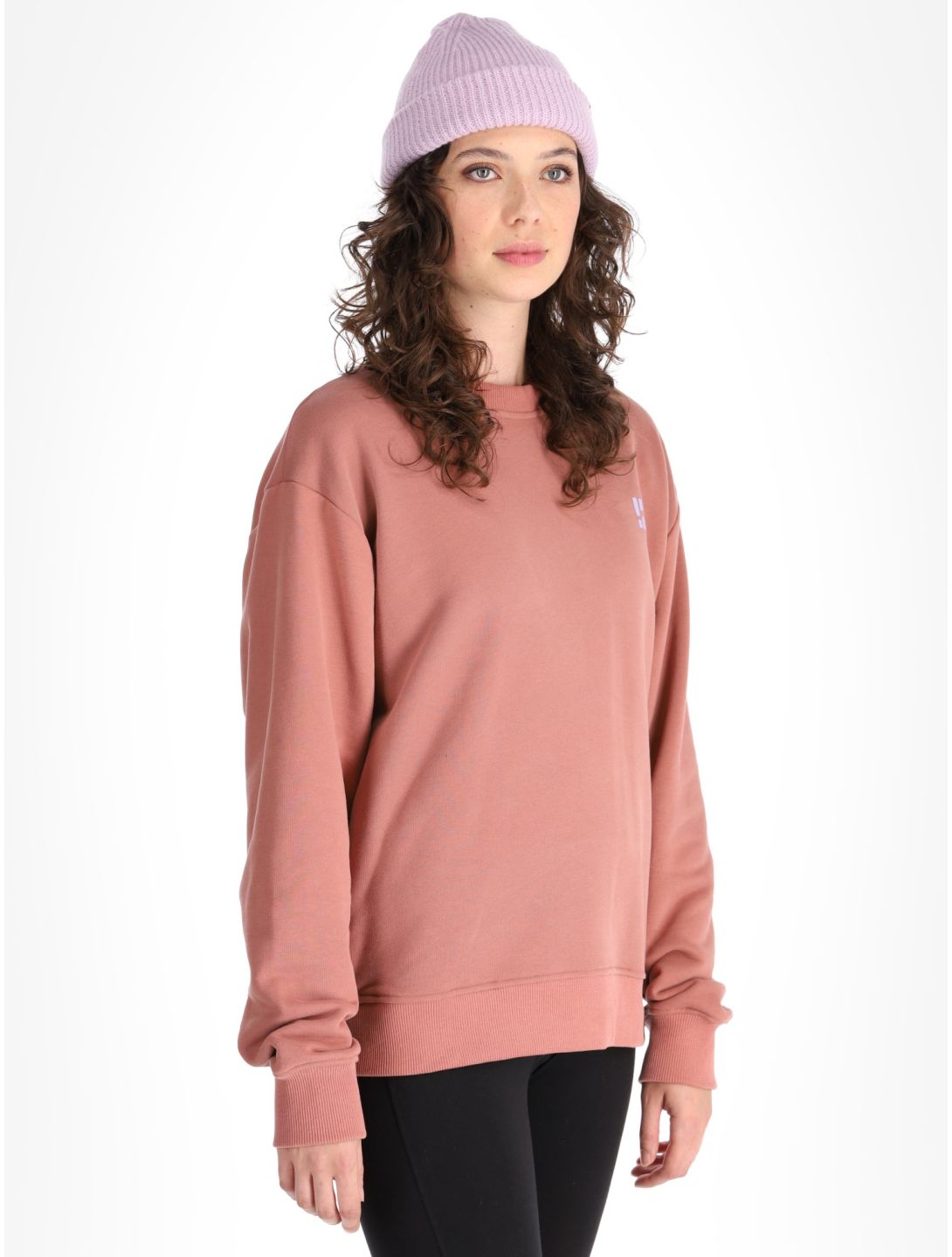 Poederbaas, Arty Sweater trui dames Terracotta bruin 