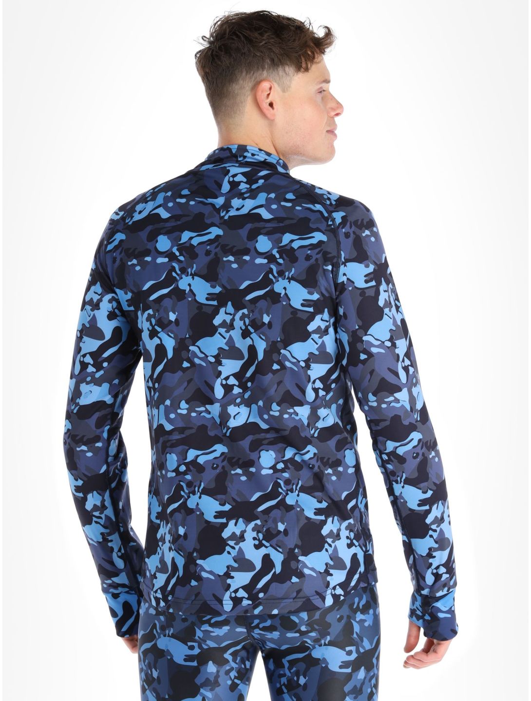 Poederbaas, Camo skipully heren Navy blauw 