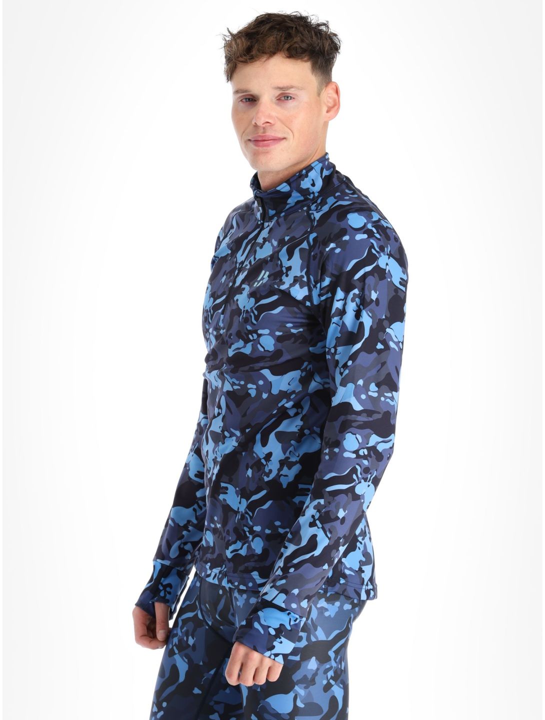 Poederbaas, Camo skipully heren Navy blauw 