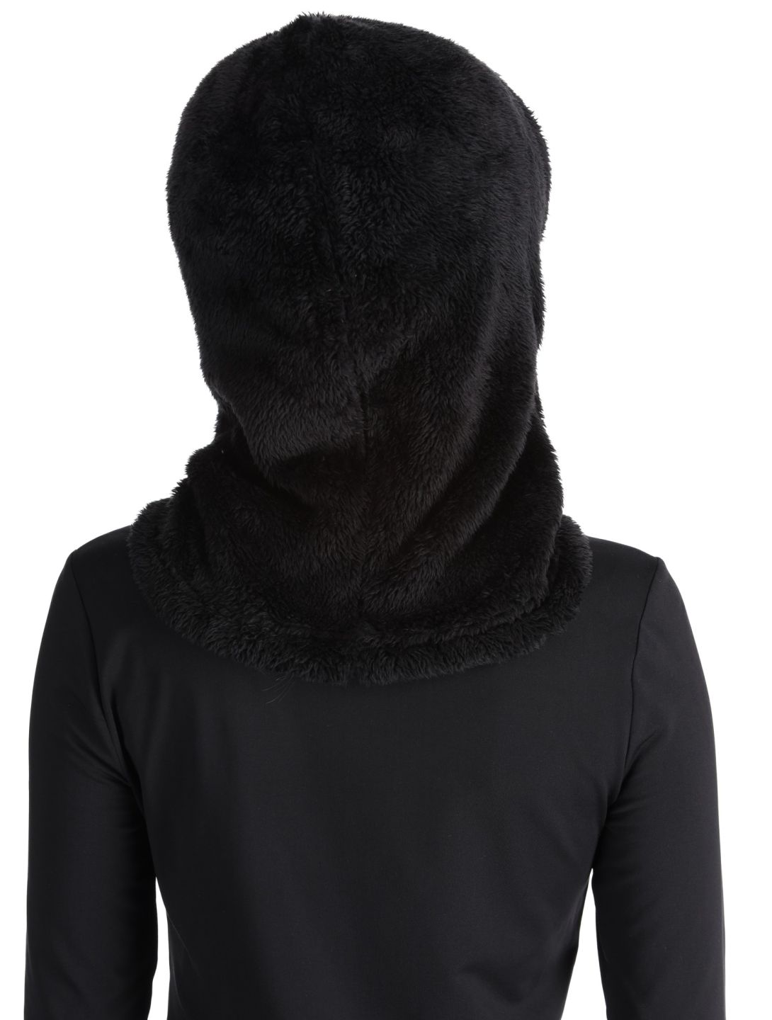 Poederbaas, Fluffy Balaclava skimasker unisex Black zwart 