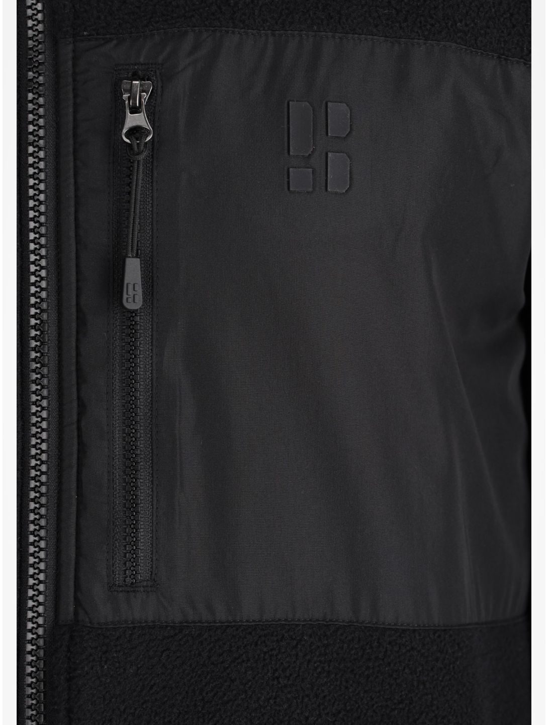 Poederbaas, Four Seasons Fleece vest heren Black zwart 