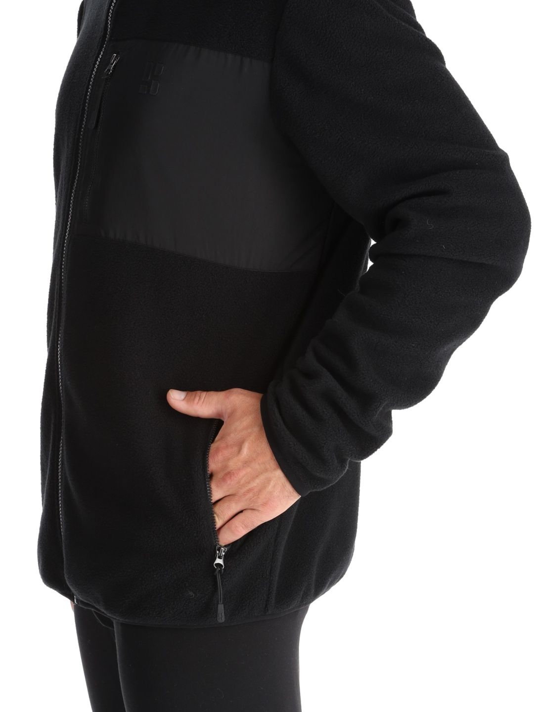 Poederbaas, Four Seasons Fleece vest heren Black zwart 