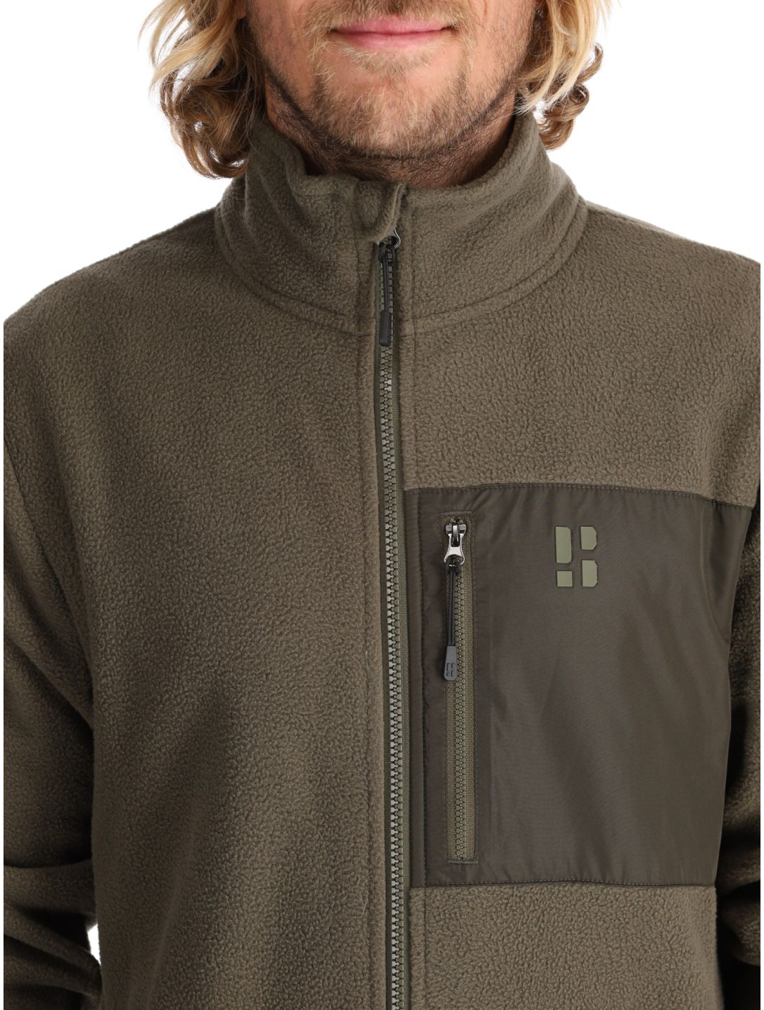 Poederbaas, Four Seasons Fleece vest heren Green groen 