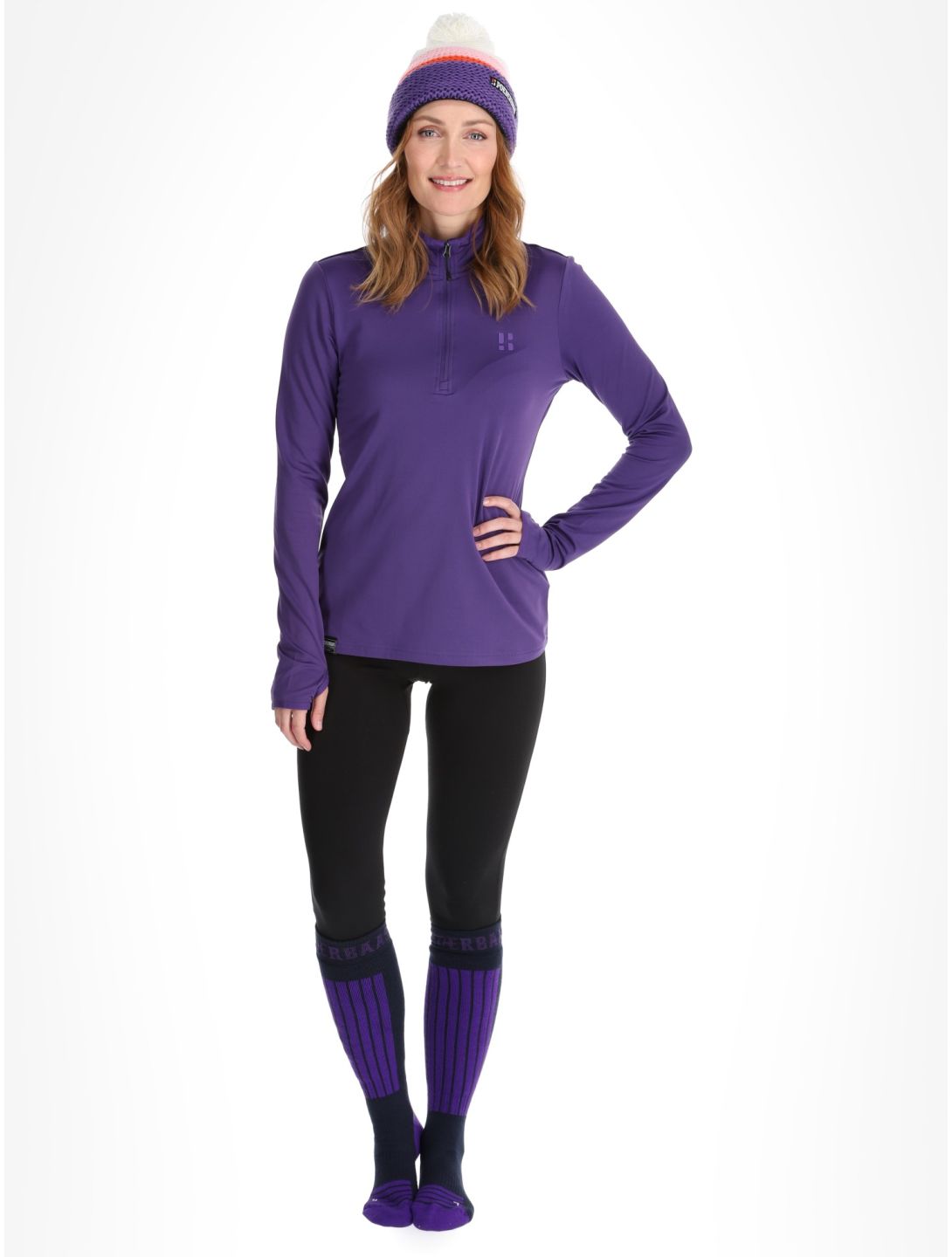 Poederbaas, Four Seasons Lightweight skipully dames Purple paars 