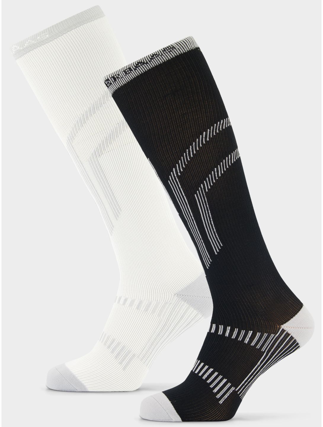 Poederbaas, Giftbox Ski Socks 2-pack skisokken 2-pack unisex Black White wit, zwart 