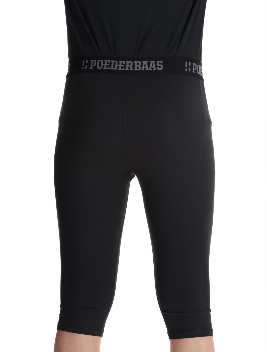 Poederbaas, Lightweight Baselayer 3/4 FB Thermobroek heren Black Zwart 