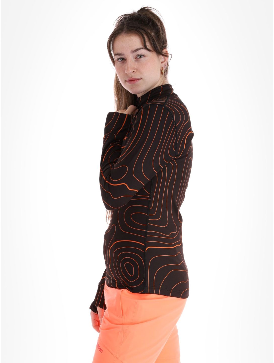 Poederbaas, Maps skipully dames Black Orange oranje, zwart 