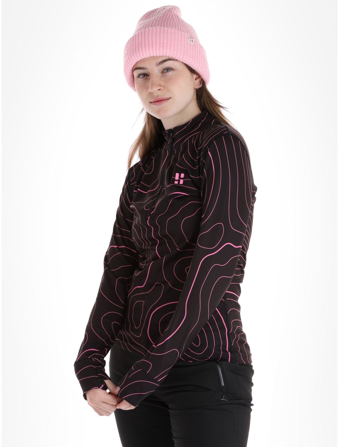 Poederbaas, Maps skipully dames Black Pink roze, zwart 