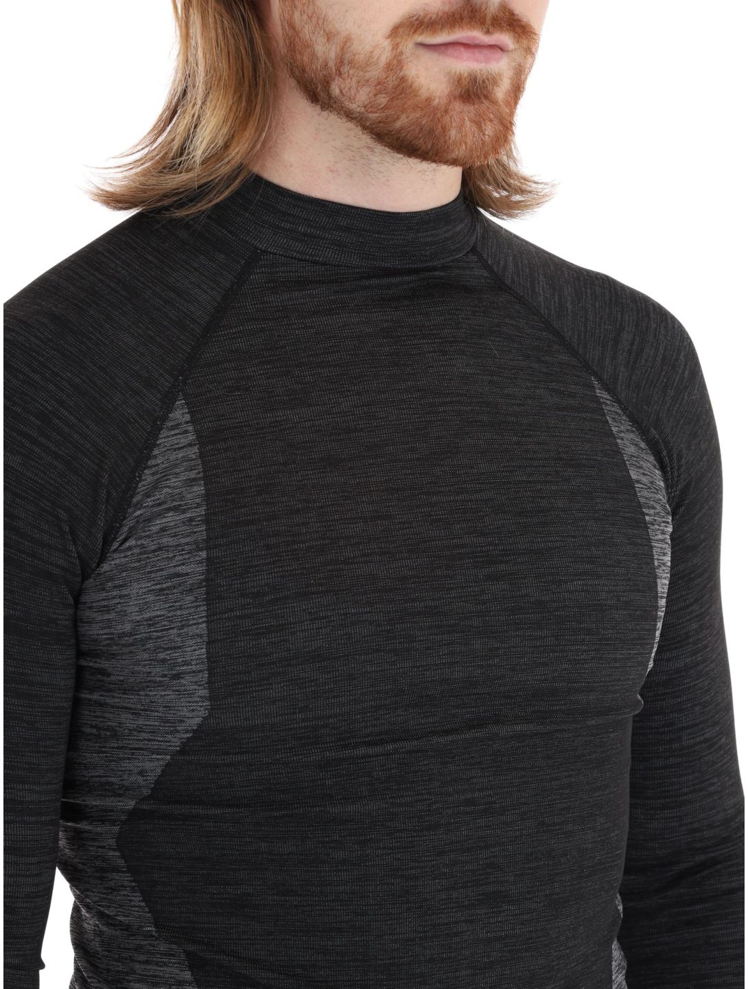 Poederbaas, Technical Thermo Longsleeve thermoshirt heren Black zwart 