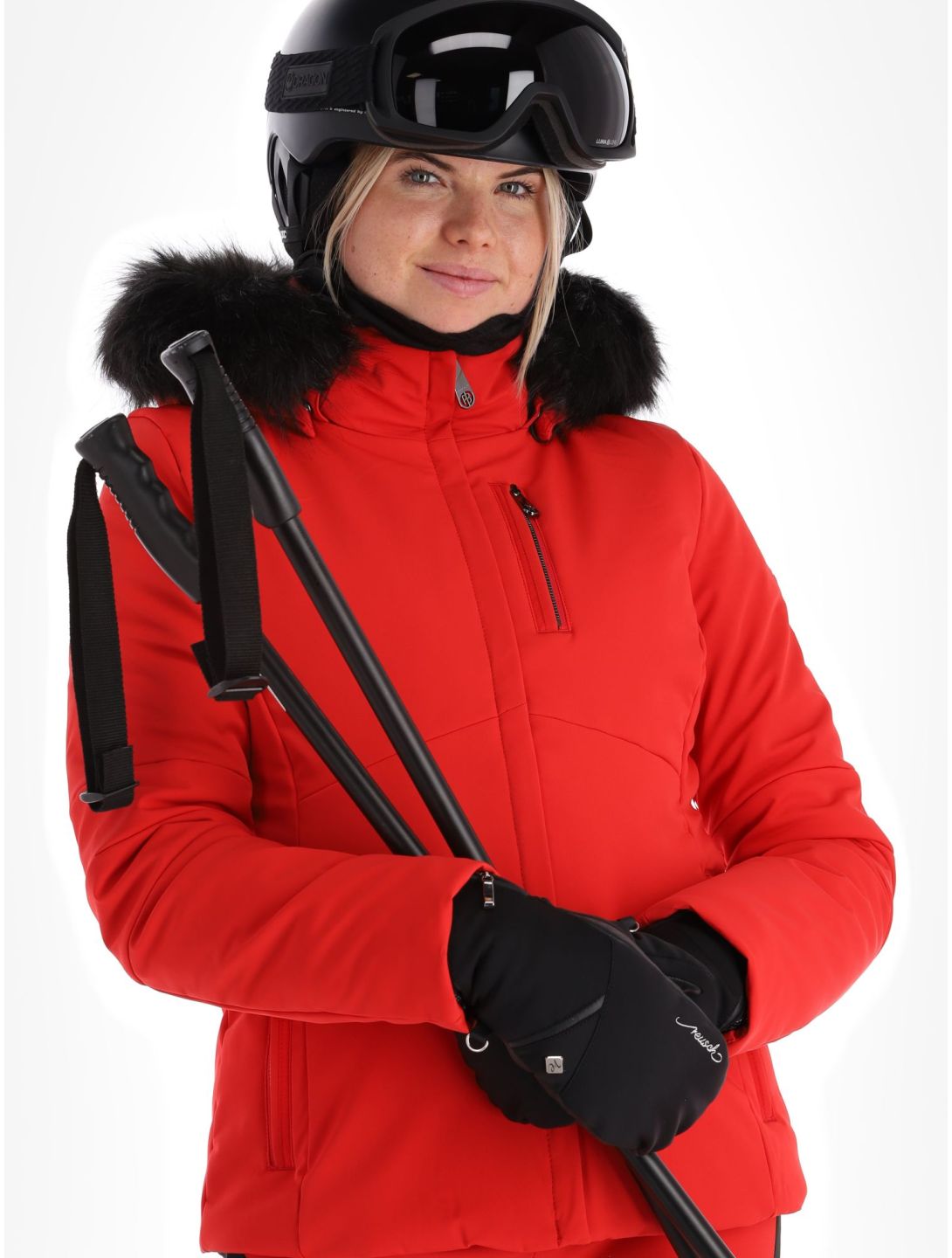 Poivre Blanc, Active Line W23-0802-WO ski-jas dames Scarlet Red rood 