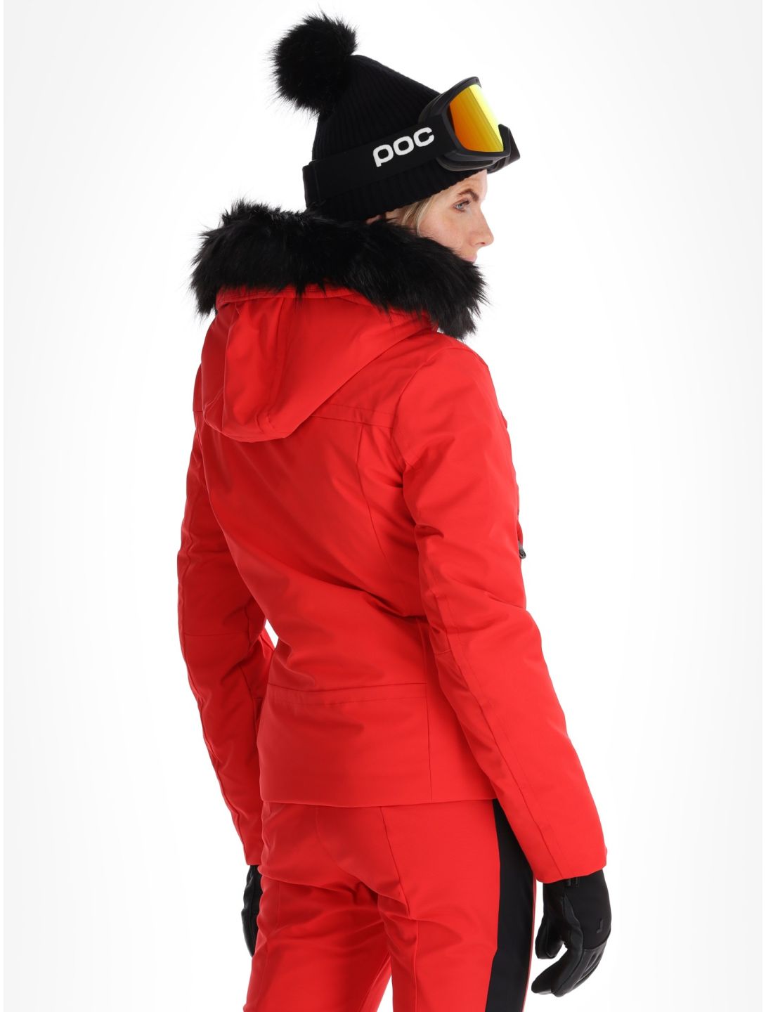 Poivre Blanc, Luxe Sport 24PBH0800/WO AA Jas gevoerd dames Scarlet Red Rood 