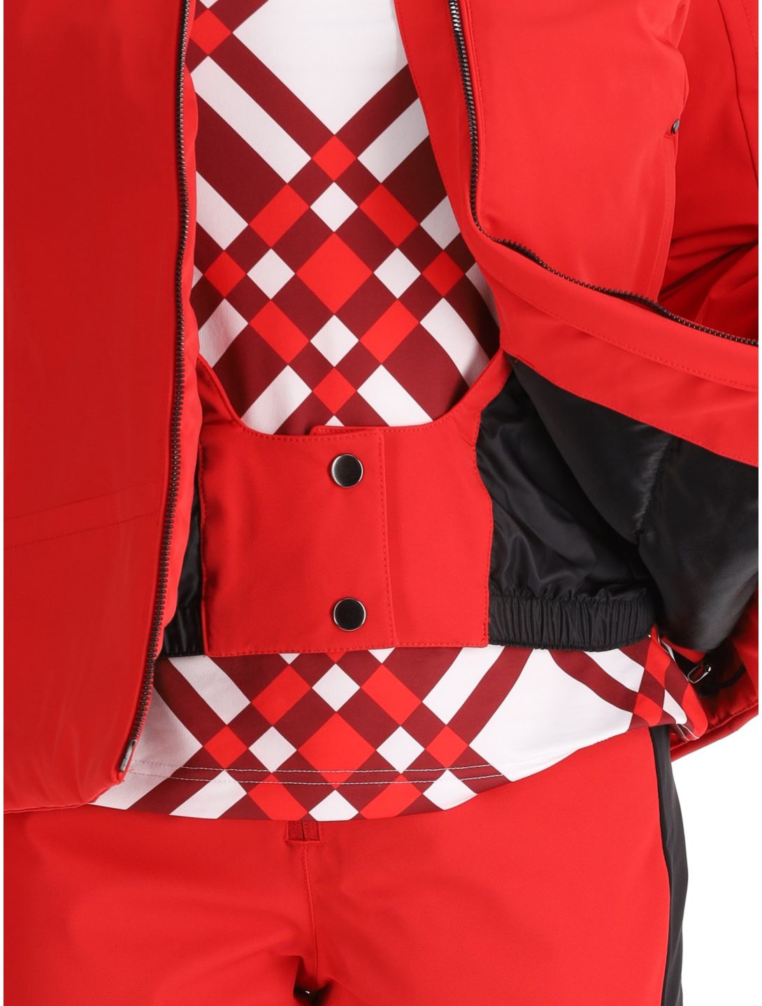 Poivre Blanc, Luxe Sport 24PBH0800/WO AA Jas gevoerd dames Scarlet Red Rood 