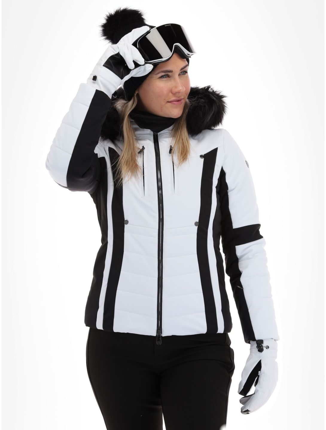 Poivre Blanc, Luxe Sport Line W23-0804-WO ski-jas dames White / Black wit, zwart 