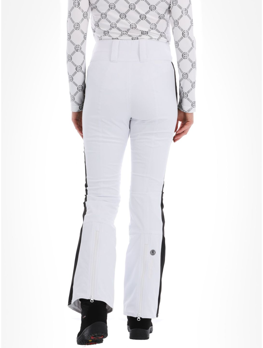 Poivre Blanc, Luxe Sport Line W23-0822-WO softshell skibroek dames White / Black wit, zwart 